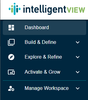 Updated intelligentVIEW side navigation